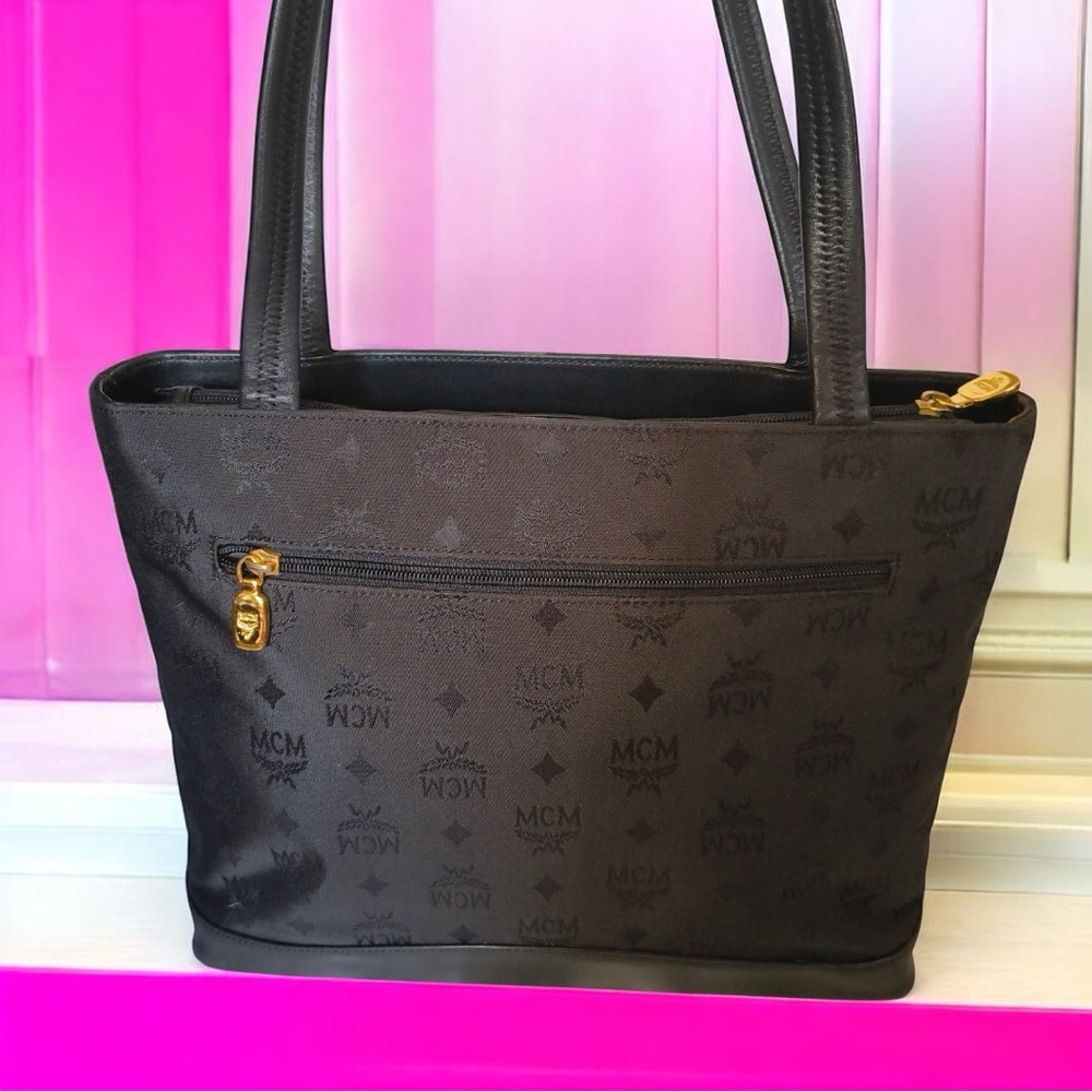 MCM Black and Gold Tote Bag - Picture 2 of 8
